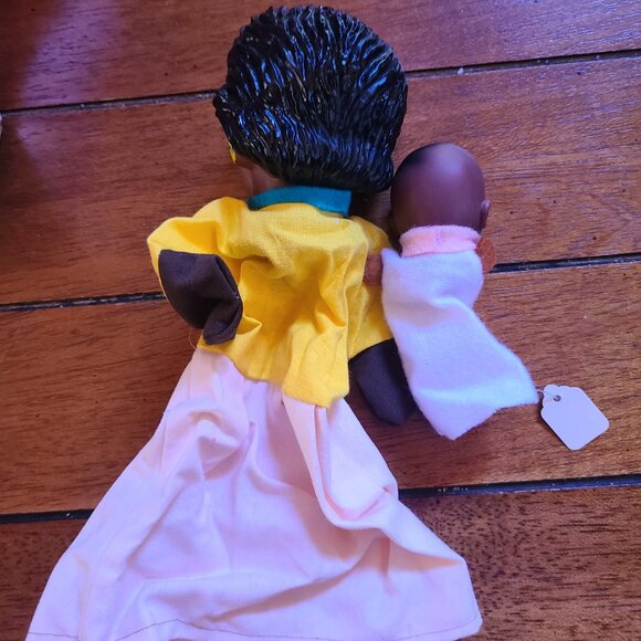 Vintage New 6784 Black Family 2 Piece Family Hand Puppets Family Theater - Picture 6 of 6